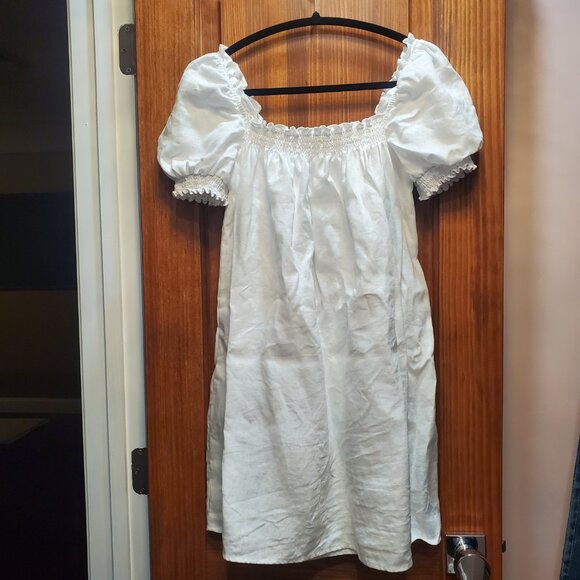 Reformation Carsen Linen Dress, Size XL - Picture 3 of 12